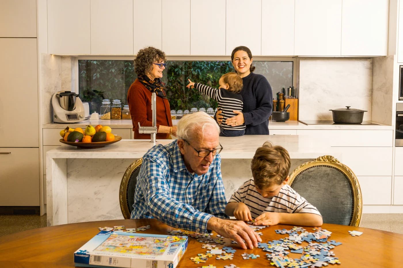Four generations of the one family co-exist under the same roof in this special Malvern home.